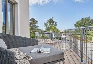 Baltic Hideaway Beach Hotel Warnemünde - Terrace SUITE mit Panorama Meerblick