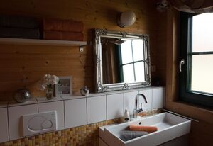 Eifelholzhaus Lehrer Lämpel mit Aussensauna - dein Wohlfühlort in der Eifel