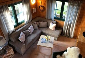 Eifelholzhaus Max mit Aussensauna - dein Wohlfühlort in der Eifel