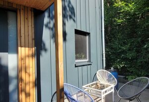Ferienhaus Am Baumwipfel – Ferienhaus, Dusche, WC, 2 Schlafräume
