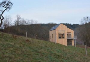 Moderner Holzhausneubau in der Eifel