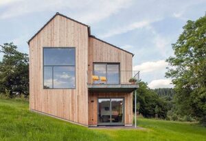 Moderner Holzhausneubau in der Eifel