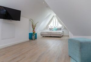 Bäum Hüs B – Ferienwohnung mit Südbalkon bietet bis zu 5 Personen Platz in Strandnähe.
