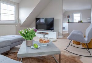 Sylter Dünengras – Gemütliche Obergeschosswohnung mit Dachterrasse in ruhiger Lage Alt-Westerlands