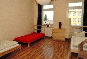 3 Raum Fewo Dresden Zentrum - Balkon Blick auf Altstadt - L10