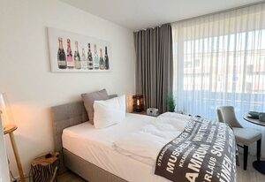 Maxi – Das Appartement mit dem großen Herz für Alleinreisende.  Inkl. einem Mega Balkon