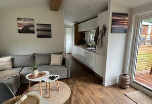Tinyhouse Neila stilvolle &  moderne Auszeit am See | Natururlaub in Stuer, Mecklenburgische Seenplatte Klima, Grill
