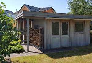Wörtelhus Kamin · Sauna · Haustiere · nur 750m Strand – Unterkunft Wörtelhus