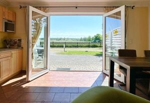 Ostseewelle Terrasse · Doppelhaus · 1,1 km zum Strand – Unterkunft Ostseewelle