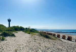 Ostseewelle Terrasse · Doppelhaus · 1,1 km zum Strand – Unterkunft Ostseewelle
