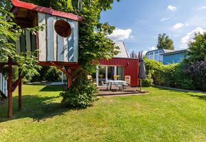 Finnhütte mit Kamin und Meerblick - Balkon