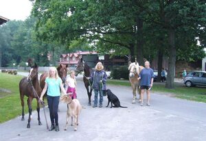 Ferienhof Drewes – FeWo "Küken" Drewes Ranch, DU, WC, 2 SZ
