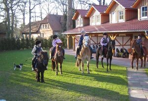 Ferienhof Drewes – FeWo "Küken" Drewes Ranch, DU, WC, 2 SZ