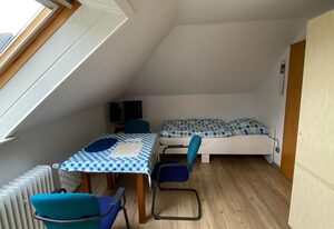 Schlumbohm – Dreibettzimmer I, Dusche, WC