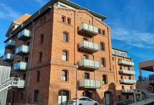 Ferienwohnungen in Barth am Hafen – Ferienwohnung in Barth Wohnung 1 seitlicher Wasserblick