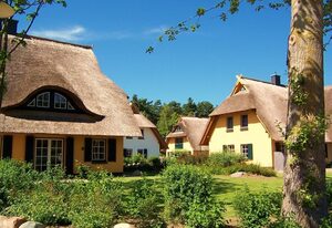 Reetgedecktes Ferienhaus