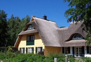 Reetgedecktes Ferienhaus