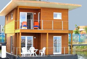 FLOATING HOUSES - "schwimmende Ferienhäuser" in Barth - Haus 1