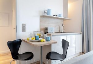 Dünengras – Modernes App. für 1-2 Pers. in Stadt- und Strandlage