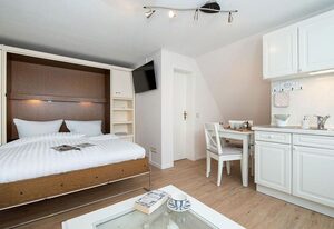 Strandläufernest – Gemütliche 1-Zimmer Wohnung für 2 Personen, WLAN, Parkmöglichkeiten in der Nähe.