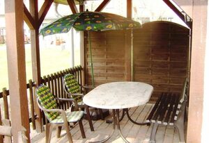 Landhaus am Teich - Saaler Bodden - Ferienhaus türkis