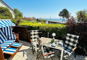 Ferienhaus Seeblick in Sassnitz auf Rügen mit Terrasse