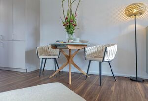 Daylight – Moderne 1 Raumeckwohnung am Strand mit Balkon und Stellplatz