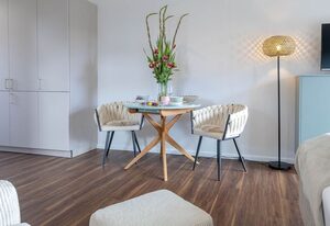 Daylight – Moderne 1 Raumeckwohnung am Strand mit Balkon und Stellplatz