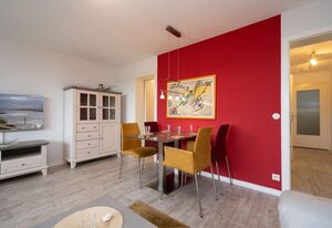 Seepferdchen – Strandnahes 2-Zimmer App. mit Balkon, PKW-Stellplatz, WLAN. Haustiere erlaubt.