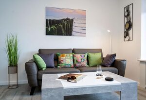 Störtebeker App. 16 – Strandnahes App. für 4 Personen mit Balkon, PKW-Stellplatz. Haustiere erlaubt.