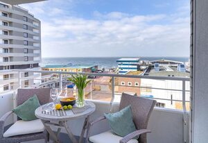 Dwarslöper 2 – 2 Zimmerwohnung am Strand - Hervorragender Meerblick aus der 5. Etage