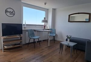 "Kleine Aussicht, Bomhoffstraße 5, Appartment 61" – 1 Zimmer Appartement mit Meerblick in der Bomhoffstr. 5