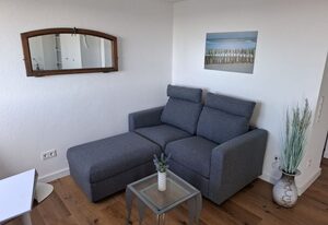 "Kleine Aussicht, Bomhoffstraße 5, Appartment 61" – 1 Zimmer Appartement mit Meerblick in der Bomhoffstr. 5