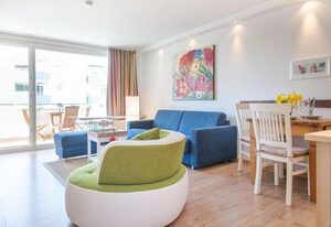 Blue Water – Haus Eidum, am Strand, 2 Zimmerappartement mit Balkon