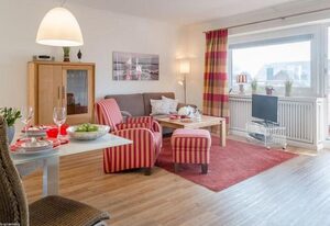 Nordstern – 1-Zimmerappartement mit Balkon und Strandkorb in unmittelbarer Strandlage