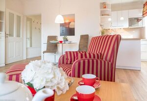 Nordstern – 1-Zimmerappartement mit Balkon und Strandkorb in unmittelbarer Strandlage