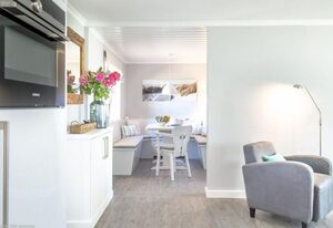 Beachhouse No. 1 – - Das Luxuspaket - Bungalow am Strand - 2 SZ, Terrasse, Strandkorb