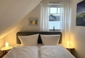 Goede Tiid – Gemütliches App. für 2 Pers. mit Westterrasse und WLAN.
