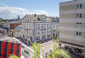 Atlantik 54 – Haus Atlantik, am Strand, 4. OG, moderne 2 Zimmerwohnung mit Balkon