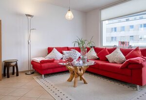 Atlantik 54 – Haus Atlantik, am Strand, 4. OG, moderne 2 Zimmerwohnung mit Balkon