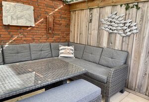 Jenny´s Stuv – Hochwertiges App. für 2 Pers. mit Terrasse, Stellplatz, WLAN. 1 Haustier.
