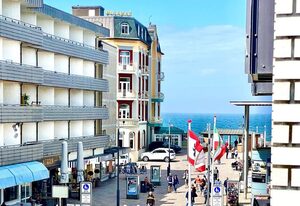 Meeresrauschen – Schönes 2-Zimmer App., strandnah, Balkon mit Meerblick, WLAN. Haustiere erlaubt.