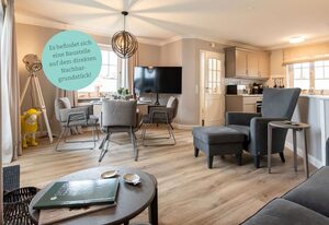 Achter Dünem, Whg. 4 – Strandnahe 3-Zimmer Ferienwohnung auf 70 m² Wohnfläche, für bis zu 4 Personen