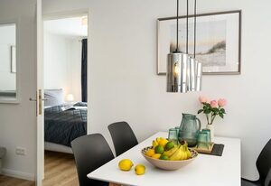 Möwe – Moderne, frisch renovierte 2-Zimmer Whg. mit Balkon und WLAN in Westerland.