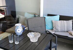 Nordsee – Modernes und zentrales 2-Zimmer App. mit Balkon, WLAN. Haustiere erlaubt.