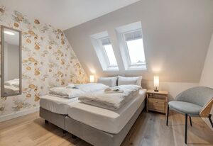 Strandgut Wohnung 8 – Appartement im Haus Strandgut mit 2 Zimmern auf ca. 80 m², für 2 Personen.