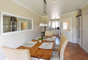 Ferienhaus Gartenweg – Modernes Mittelhausteil mit 4 Zimmern auf ca. 96 m², für bis zu 6 Personen.