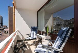 Strandstraße – Gemütliches, zentrales 1-Zimmer App., strandnah, Balkon, Stellplatz, WLAN.