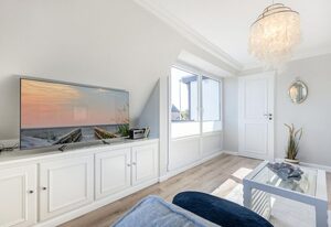Haus Weissenburg Whg. OG Ost – Moderne, strandnahe 3-Zimmer-Ferienwohnung mit ca. 65 m², für bis zu 3 Personen