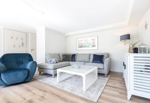 Haus Weissenburg Whg. Garten West – Top moderne 2-Zimmer-Wohnung in Strandnähe auf ca. 32 m², für max. 2 Personen